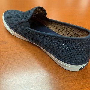 women's seaside perforated varsity sneaker